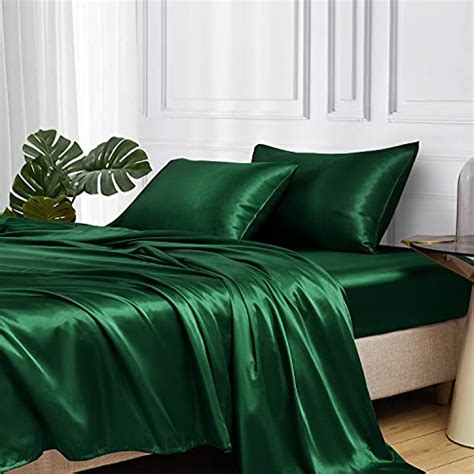 green satin bed sheets|mr&hm satin bed sheets.